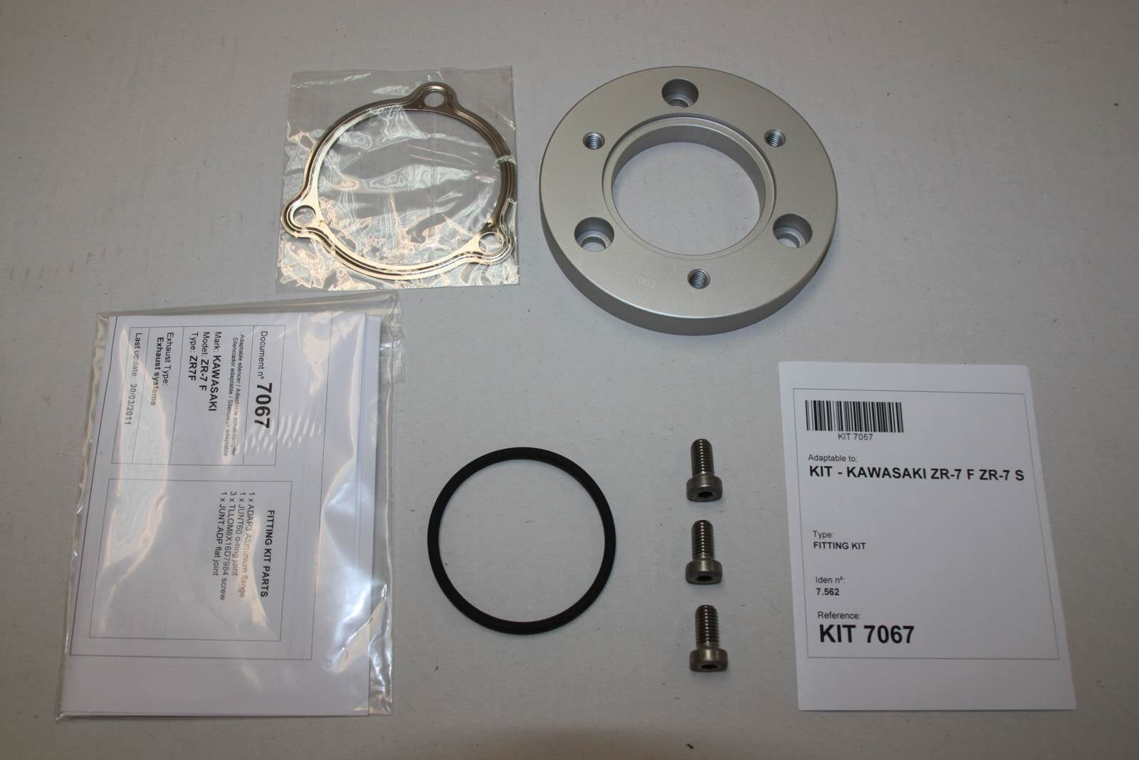 ESCAPE IXIL BOLT ON - HEXOVAL XTREM EVOLUTION - KAWASAKI ZR-7 F - S (ZR750F ZR750H)