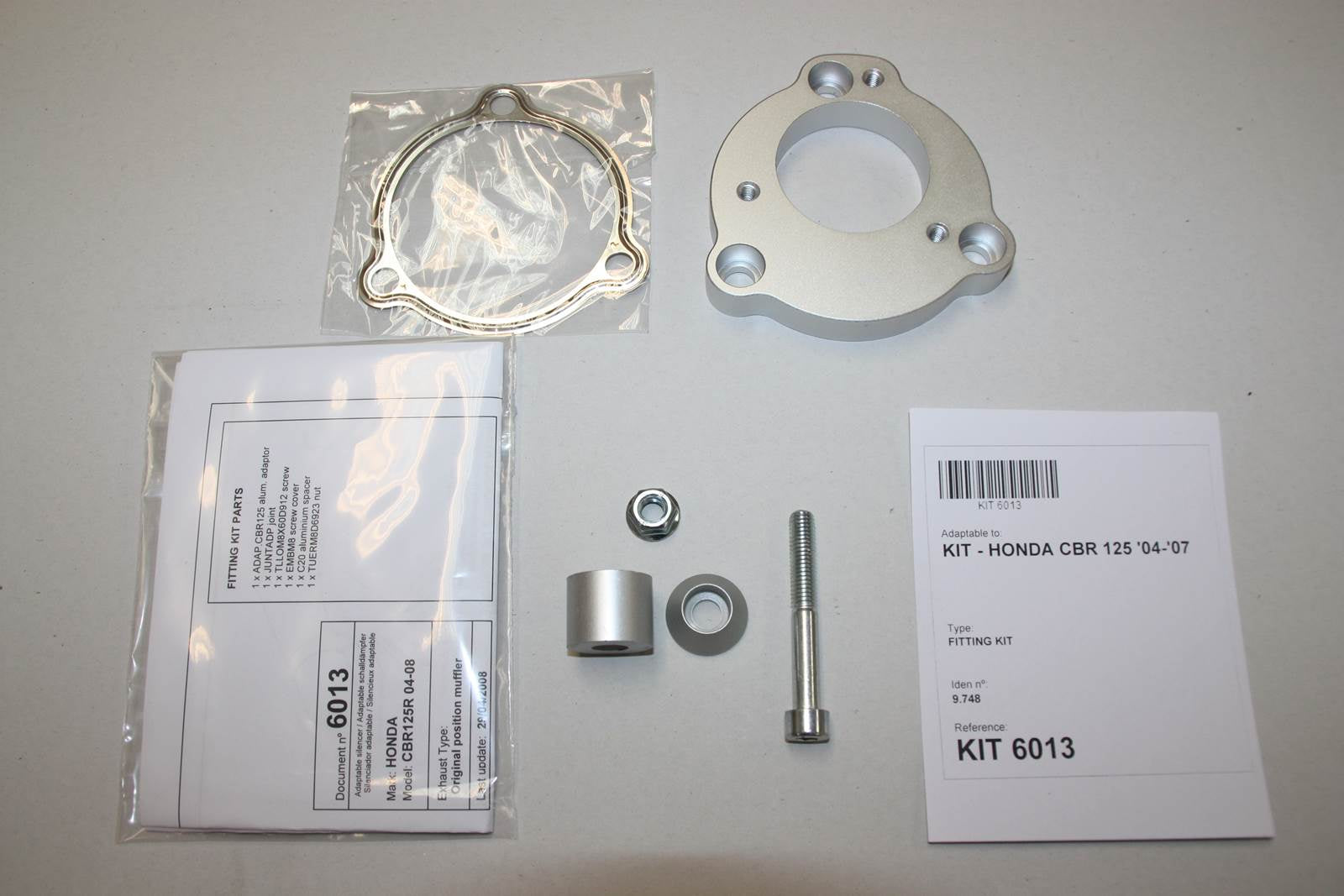 ESCAPE IXIL SLIP ON - HEXOVAL XTREM EVOLUTION - HONDA CBR 125 R 04-10 (JC34 JC39)