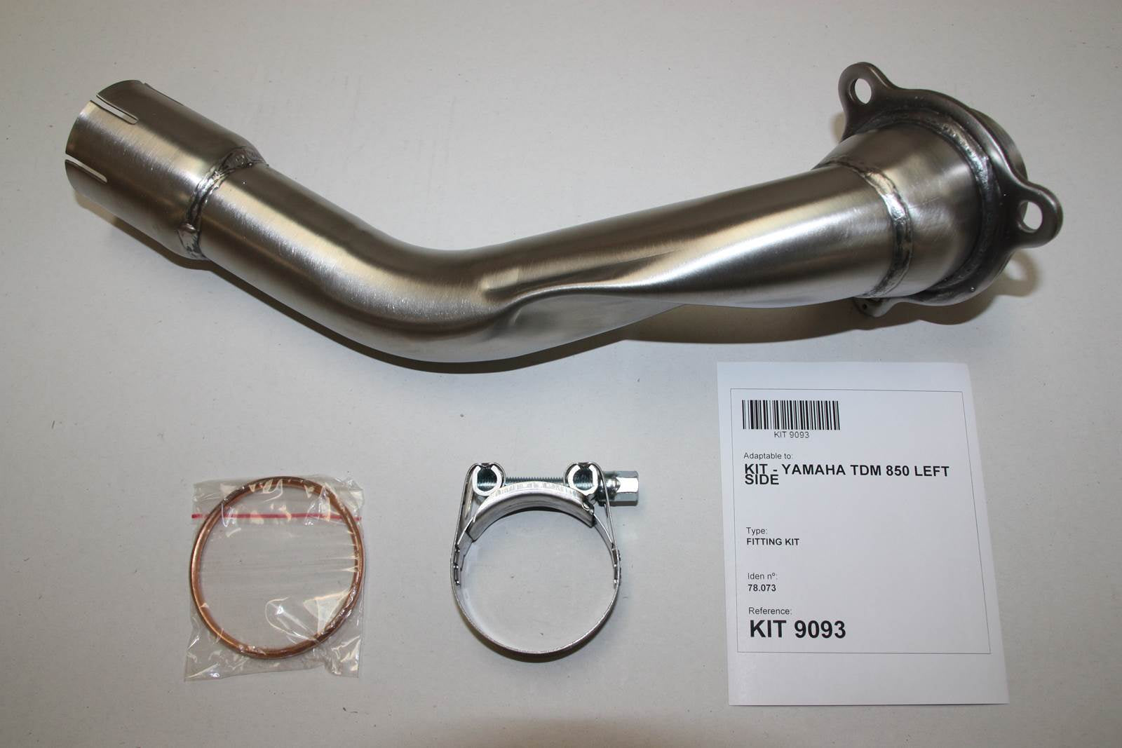 ESCAPE IXIL SLIP ON (LEFT MUFFLER) - HEXOVAL XTREM EVOLUTION - YAMAHA TDM 850 (3VD 4TX)