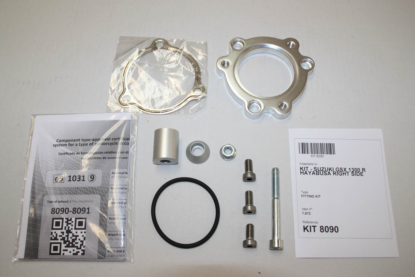 ESCAPE IXIL SLIP ON (RIGHT MUFFLER) - HEXOVAL XTREM EVOLUTION - SUZUKI GSX 1300 R HAYABUSA 99-07 (WVA1)