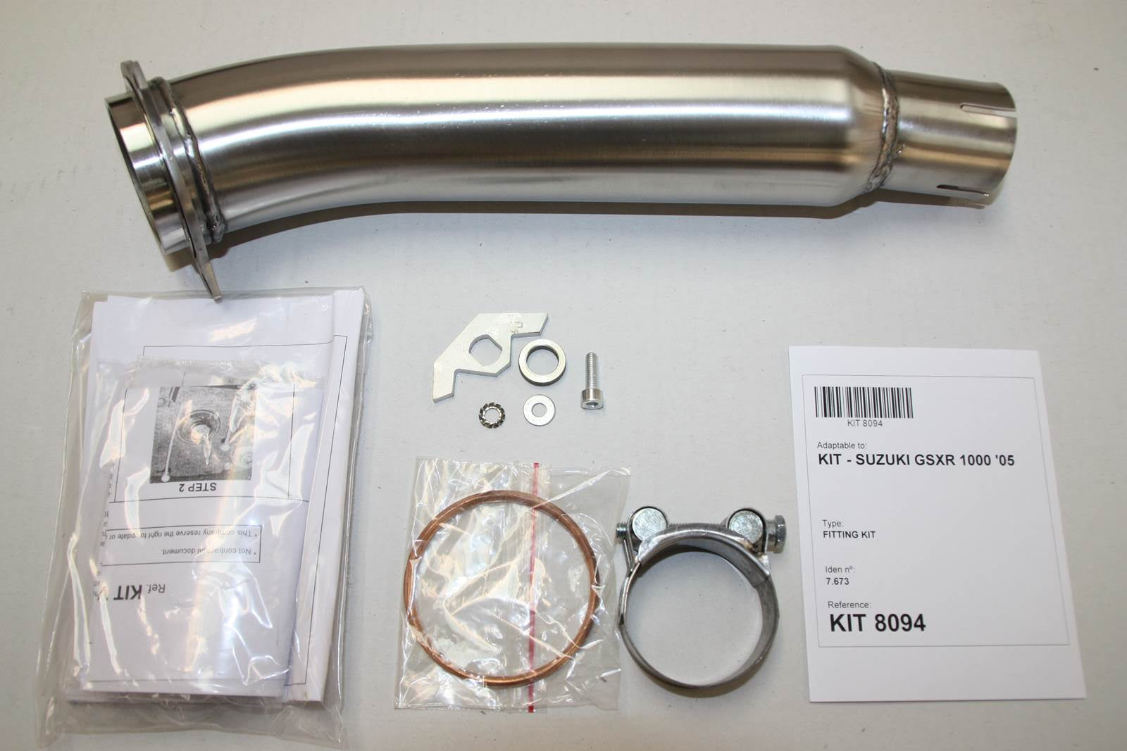 ESCAPE IXIL SLIP ON - HEXOVAL XTREM EVOLUTION - SUZUKI GSX 1000 R 05-06 (B6)