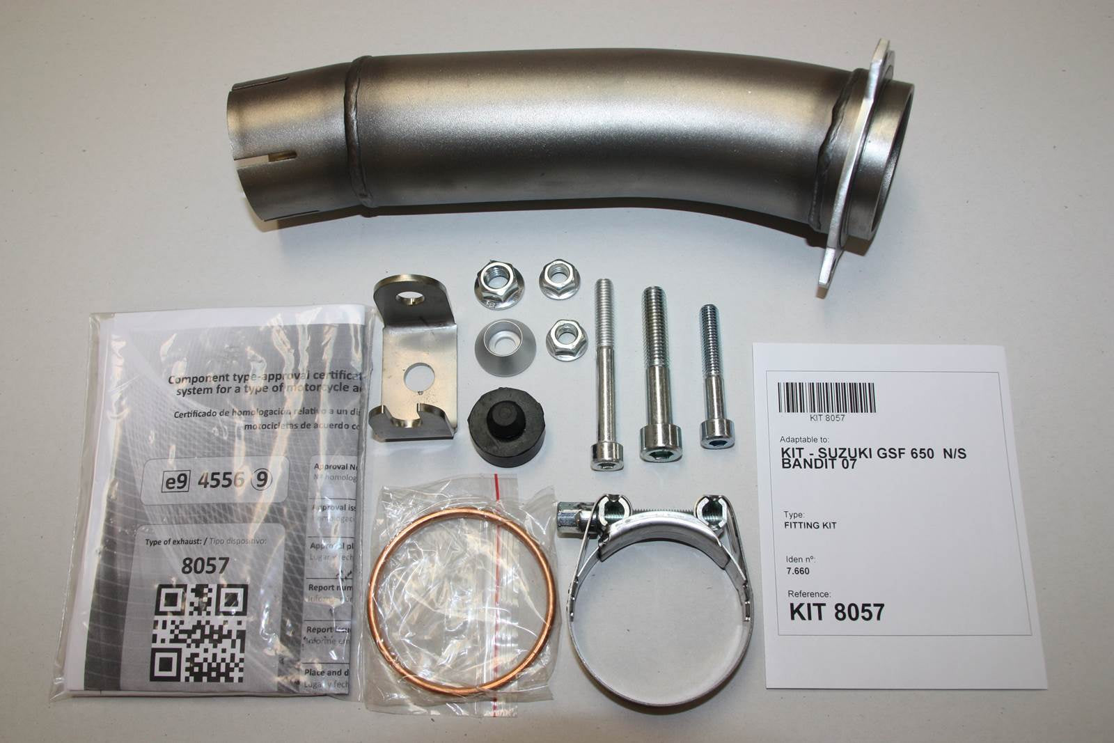 ESCAPE IXIL SLIP ON - HEXOVAL XTREM EVOLUTION - SUZUKI GSX 650 F 08-15 (WVCJ)