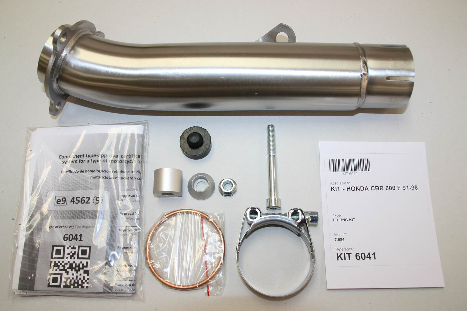 ESCAPE IXIL SLIP ON - HEXOVAL XTREM EVOLUTION - HONDA CBR 600 F 91-98 (PC25 PC31)