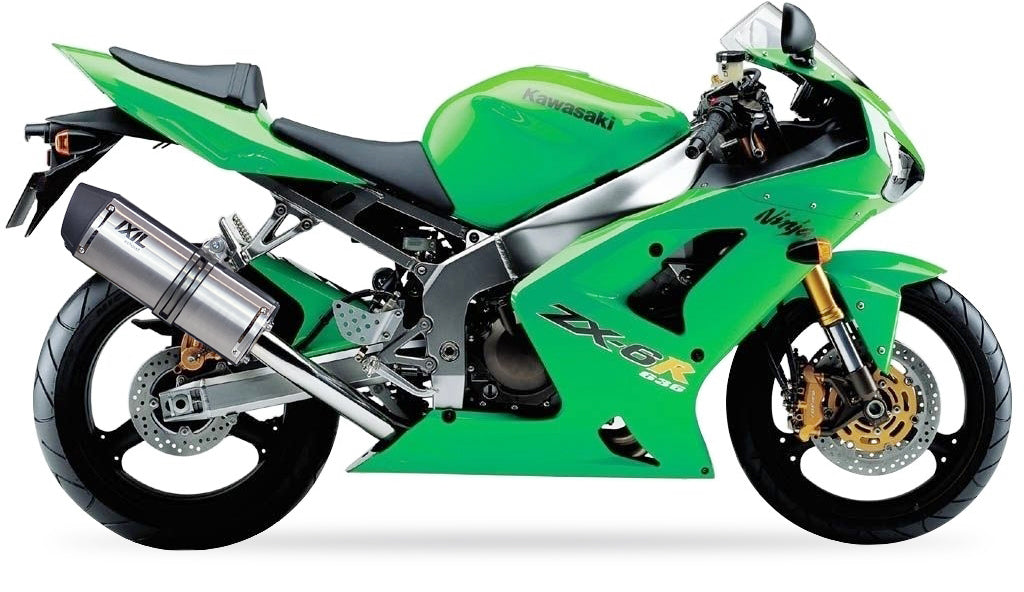 ESCAPE IXIL SLIP ON - HEXOVAL XTREM EVOLUTION - KAWASAKI ZX 636 R - RR 03-04 (ZX636B)