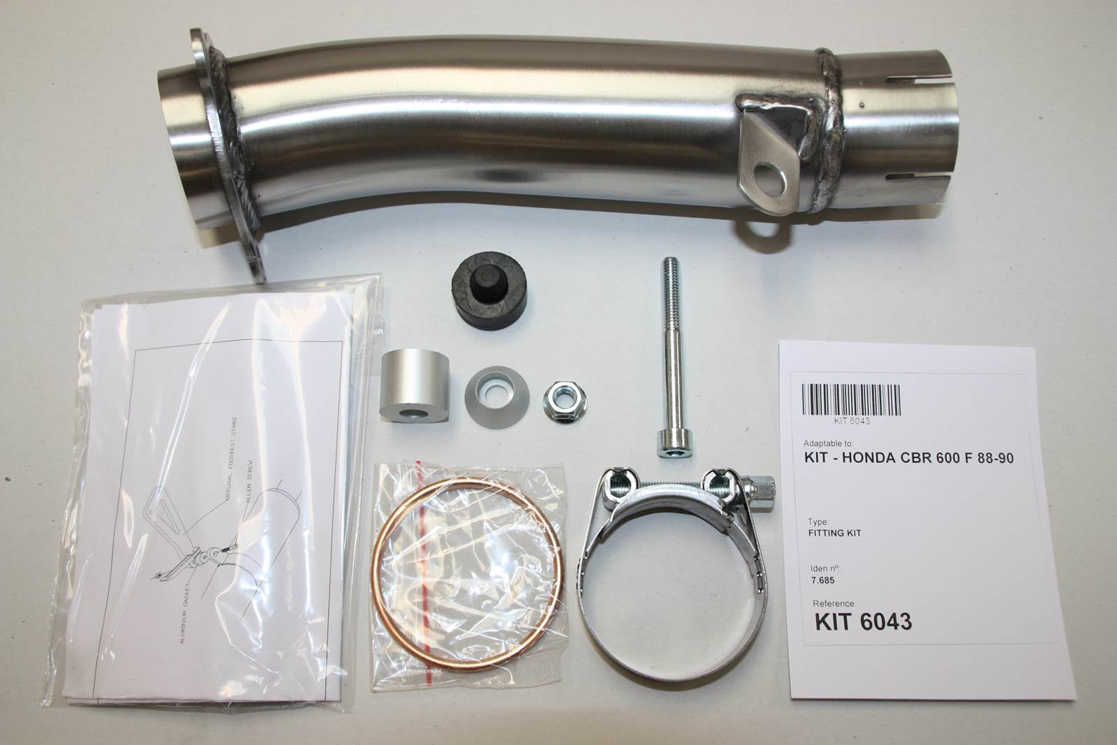 ESCAPE IXIL SLIP ON - HEXOVAL XTREM EVOLUTION - HONDA CBR 600 F 87-90 (PC19 PC23)