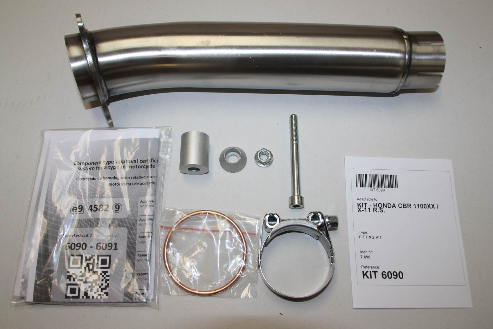 ESCAPE IXIL SLIP ON (RIGHT MUFFLER) - HEXOVAL XTREM EVOLUTION - HONDA CBR 1100 XX (SC35 SC42*)