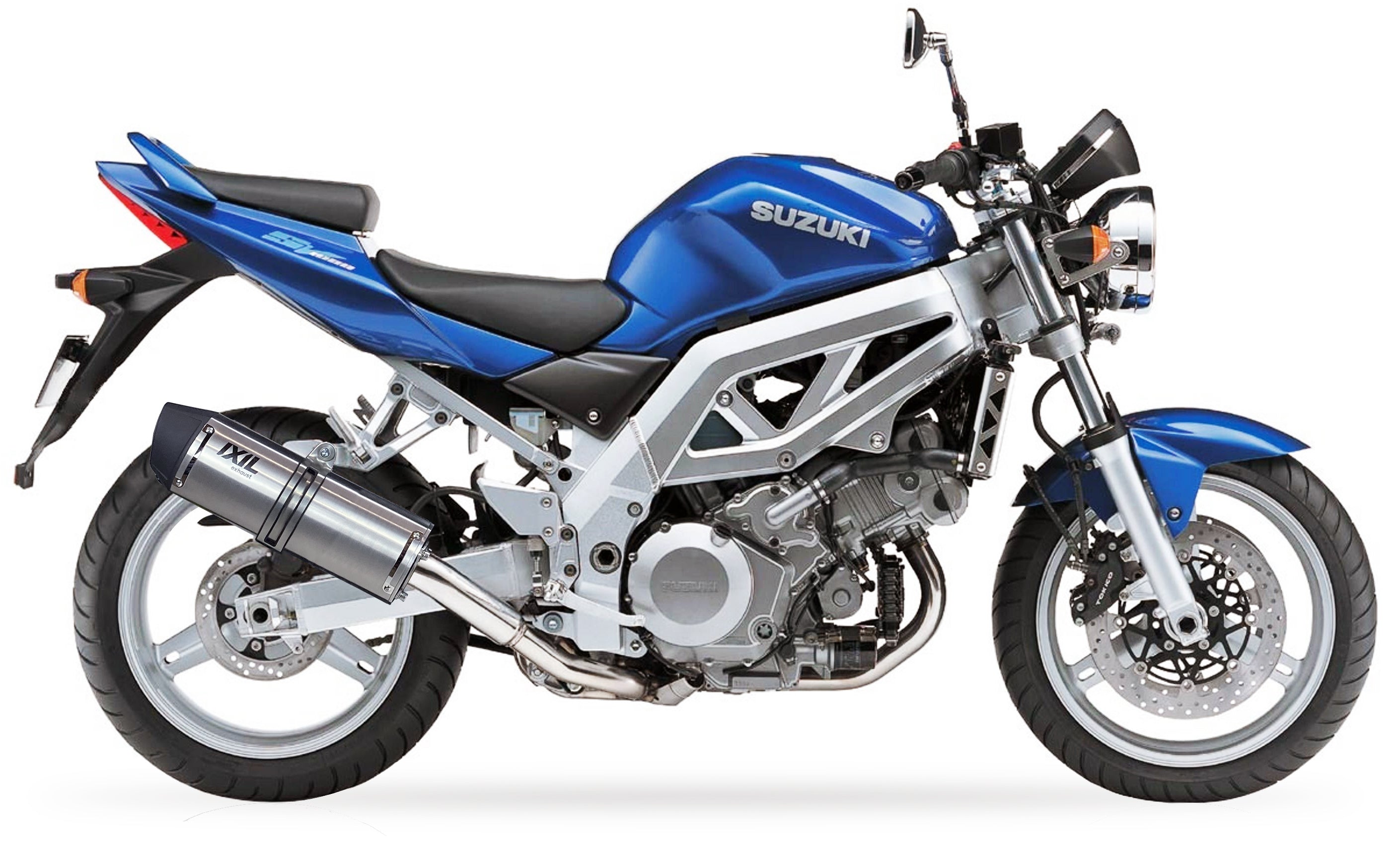 ESCAPE IXIL SLIP ON (LEFT MUFFLER) - HEXOVAL XTREM EVOLUTION - SUZUKI SV1000S - SV1000N 03-05 (BX)