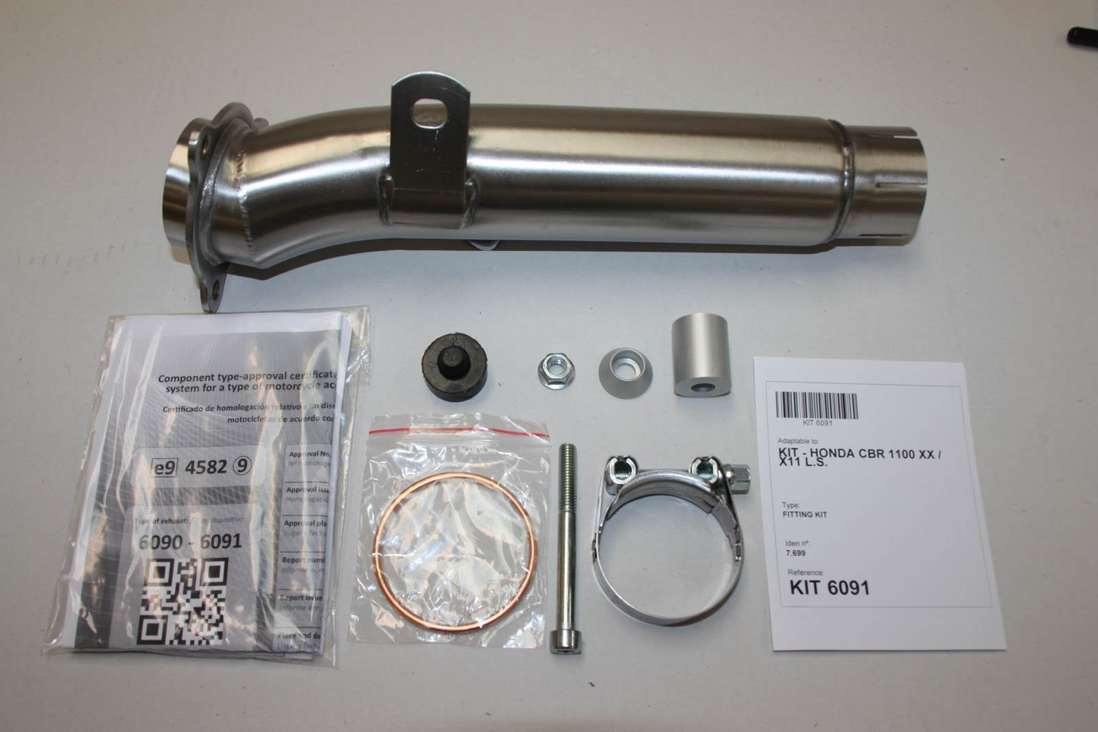 ESCAPE IXIL SLIP ON (LEFT MUFFLER) - HEXOVAL XTREM EVOLUTION - HONDA CBR 1100 XX (SC35 SC42*)