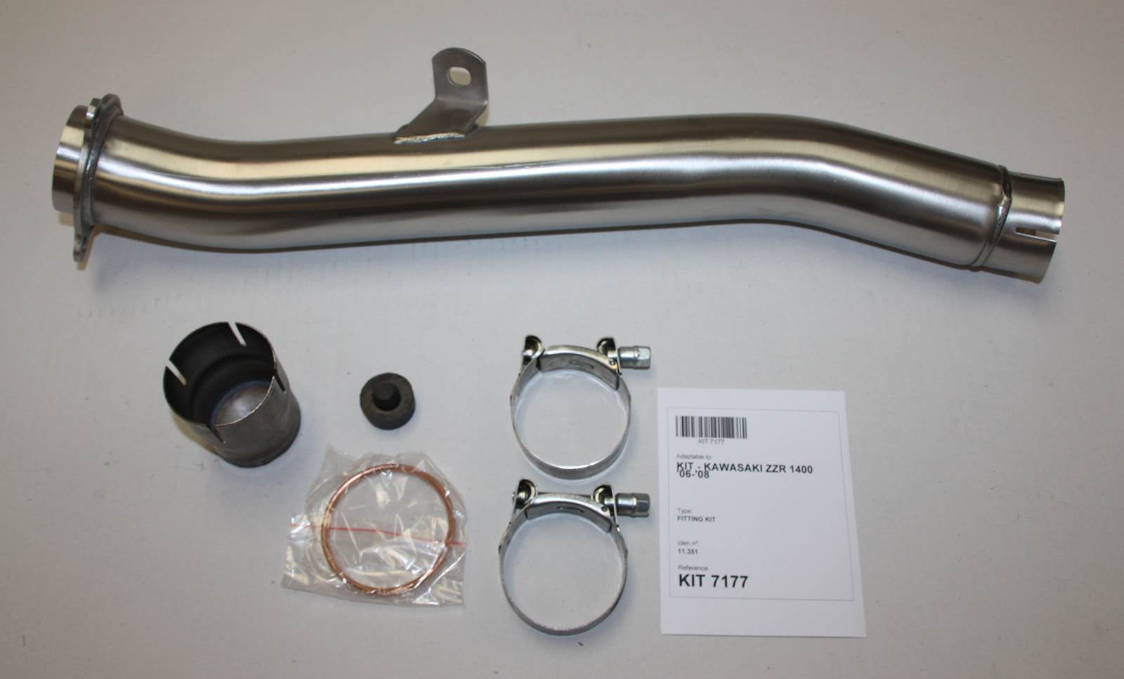 ESCAPE IXIL SLIP ON (2 in 1) - HEXOVAL XTREM EVOLUTION - KAWASAKI ZZR 1400 06-07 (ZXT40A  ZXT40C)