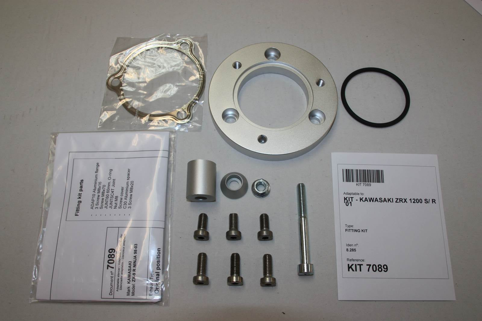 ESCAPE IXIL BOLT ON - HEXOVAL XTREM EVOLUTION - KAWASAKI ZRX 1200 S - R 01-07 (ZRT20A)