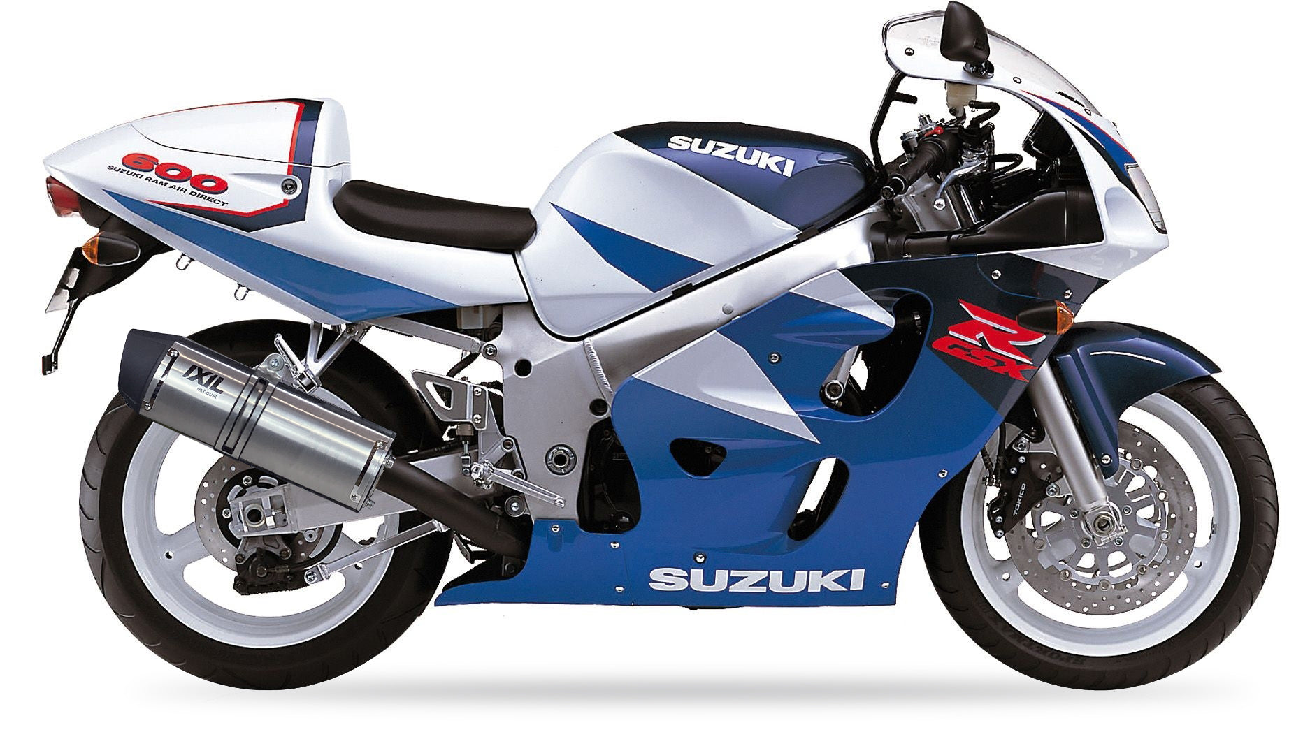 ESCAPE IXIL SLIP ON - HEXOVAL XTREM EVOLUTION - SUZUKI GSX 750 R SRAD 96-99 (GR7DD)