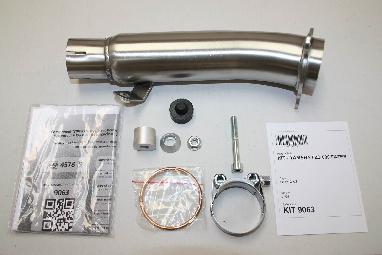 ESCAPE IXIL SLIP ON - HEXOVAL XTREM EVOLUTION - YAMAHA FZS 600 FAZER 98-03 (RJ02)