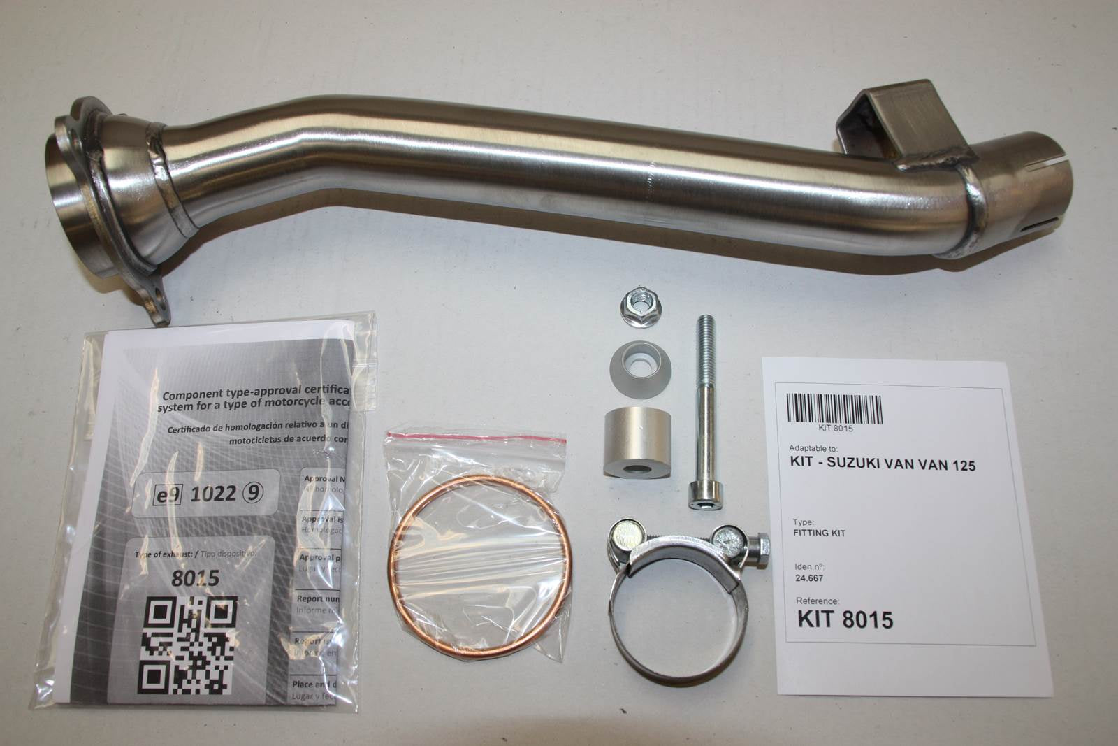 ESCAPE IXIL SLIP ON - HEXOVAL XTREM EVOLUTION - SUZUKI VAN VAN 125