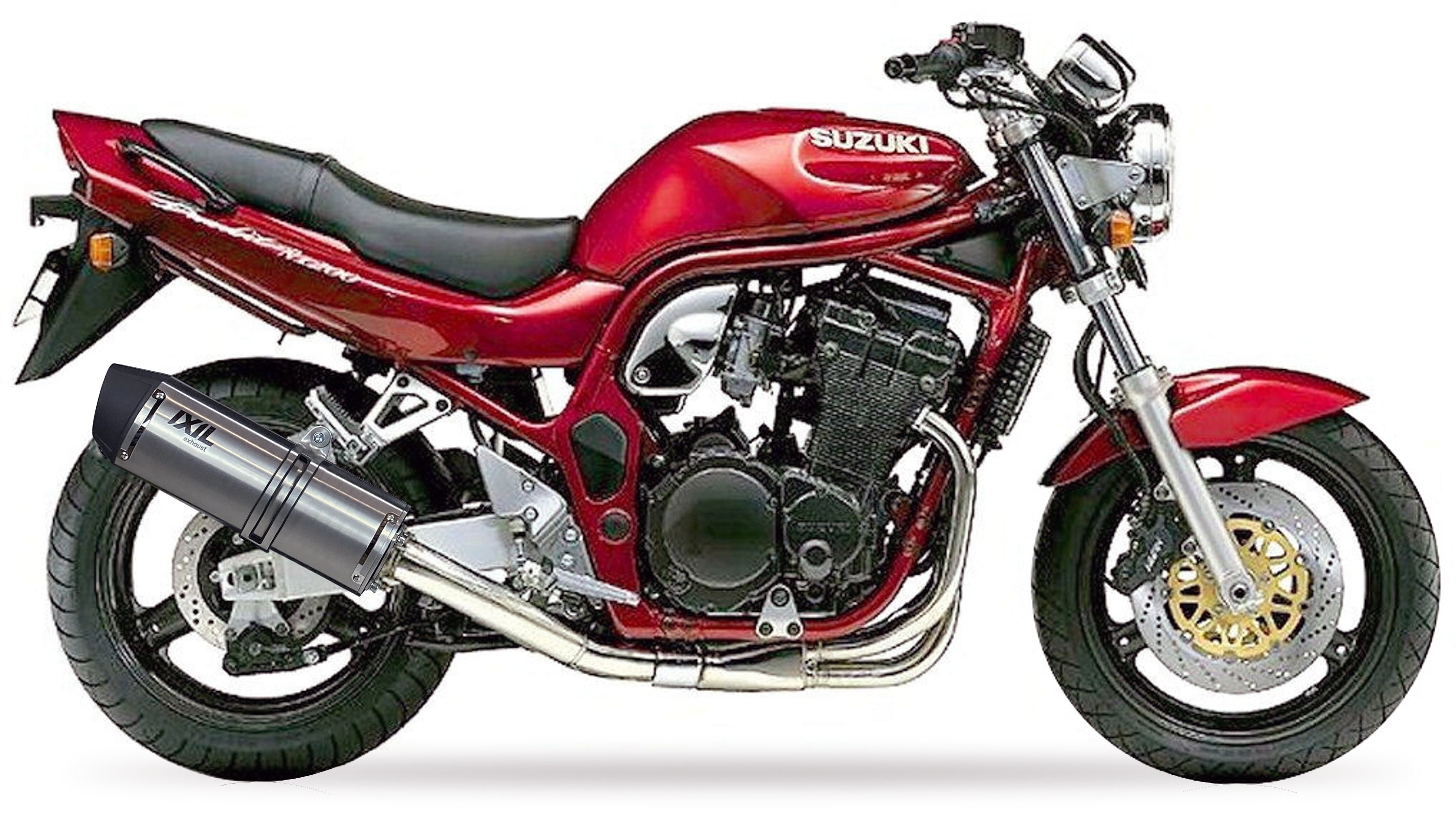 ESCAPE IXIL SLIP ON - HEXOVAL XTREM EVOLUTION - SUZUKI GSF 1200 N BANDIT 96-99 (GV75A)