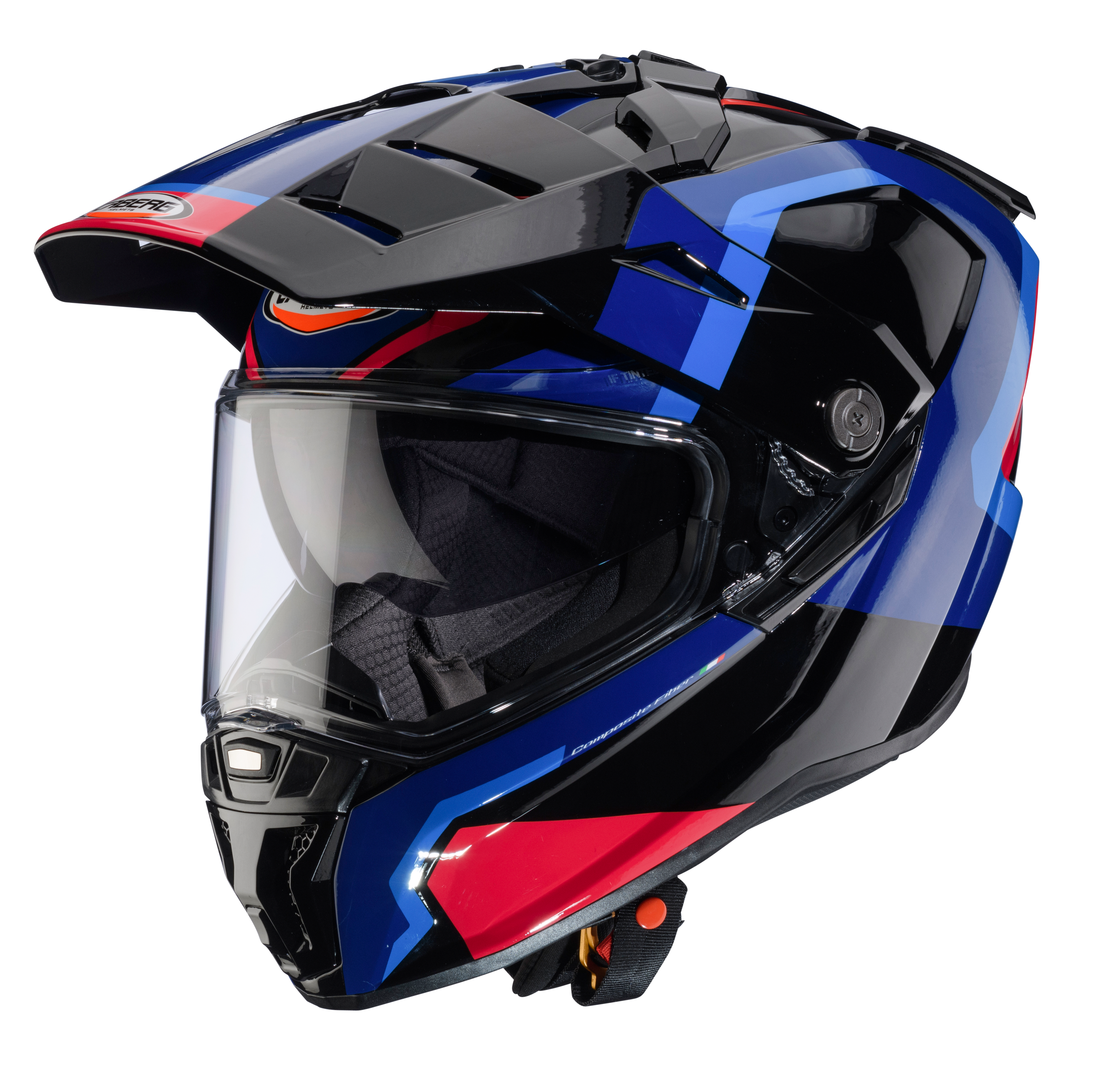 CASCO CABERG TANAMI SCRAM BLACK/BLUE/LIGHT BLUE/RED