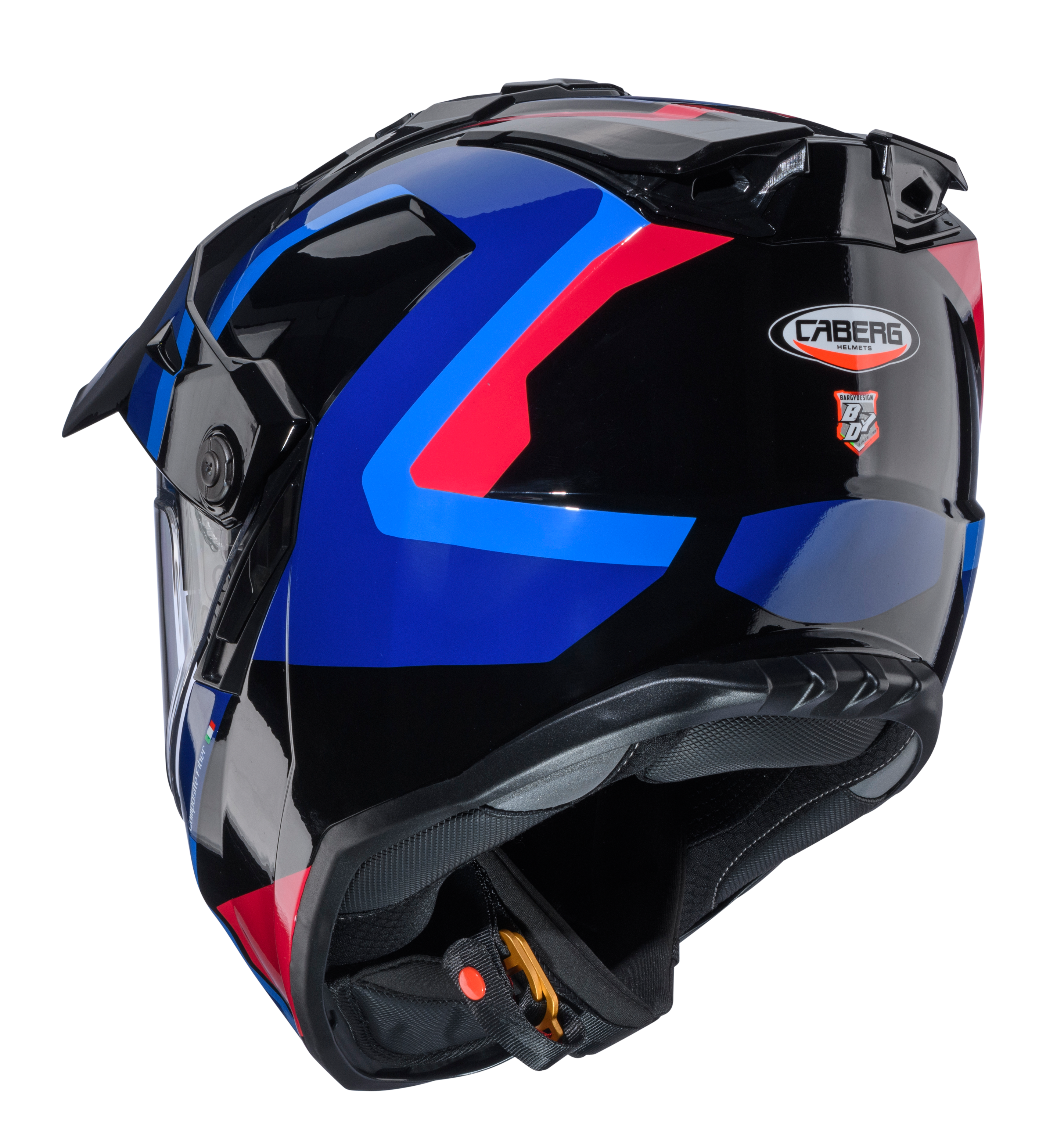CASCO CABERG TANAMI SCRAM BLACK/BLUE/LIGHT BLUE/RED