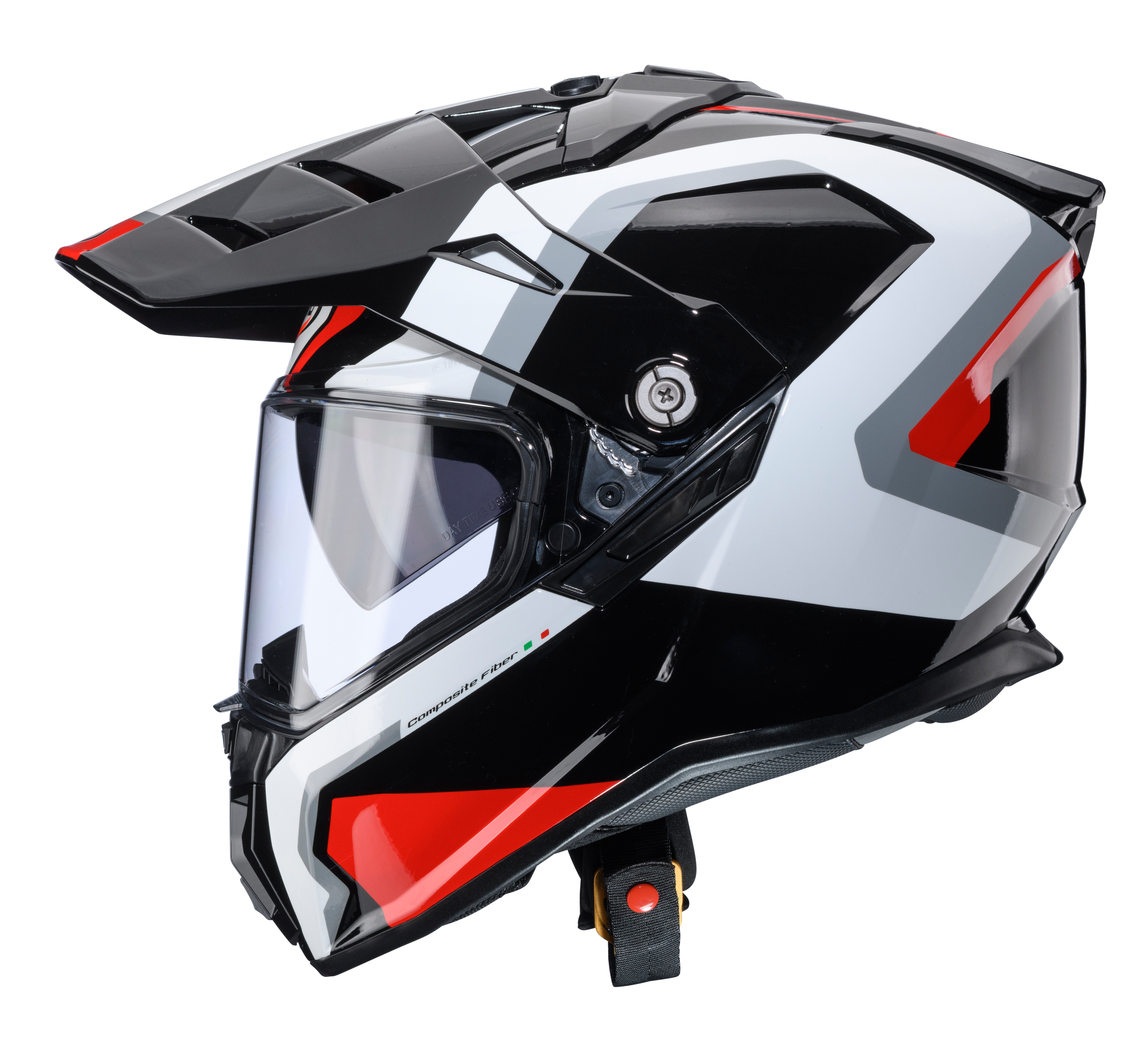 CASCO CABERG TANAMI SCRAM BLACK/RED/WHITE