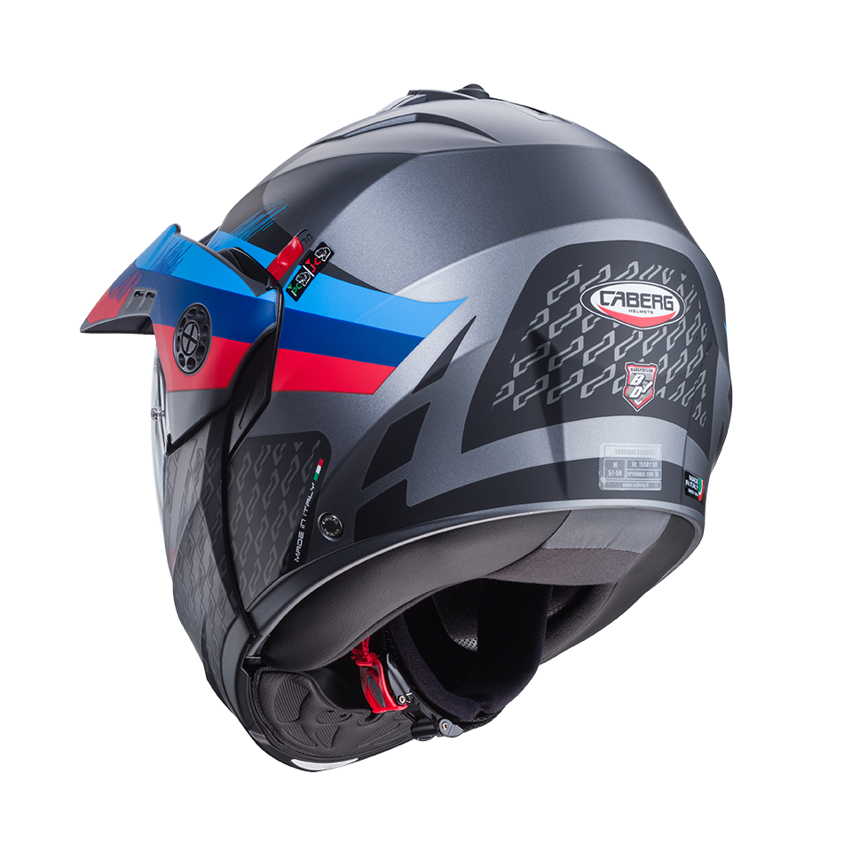 CASCO CABERG TOURMAX X SARABE MATT GUN METAL/BLACK/BMW COLORS