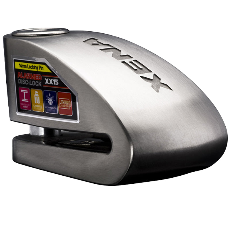 BLOQUEO DISCO XENA XX15 ALARMA Acero Inoxidable 14mm