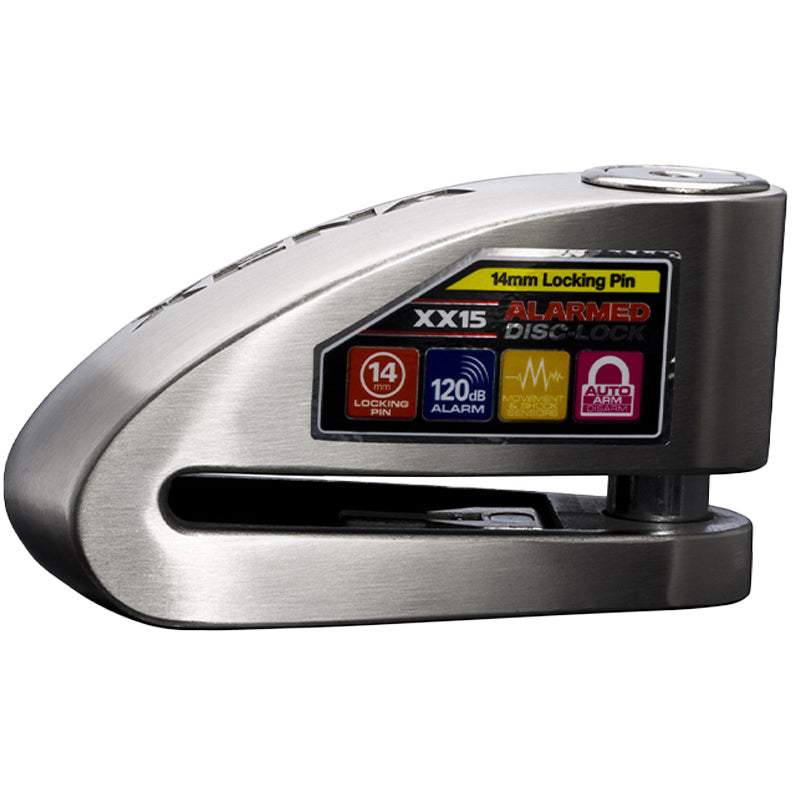 BLOQUEO DISCO XENA XX15 ALARMA Acero Inoxidable 14mm