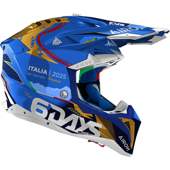 CASCO AIROH AVIATOR 3 SIXDAYS ITALY 2025 GLOSS