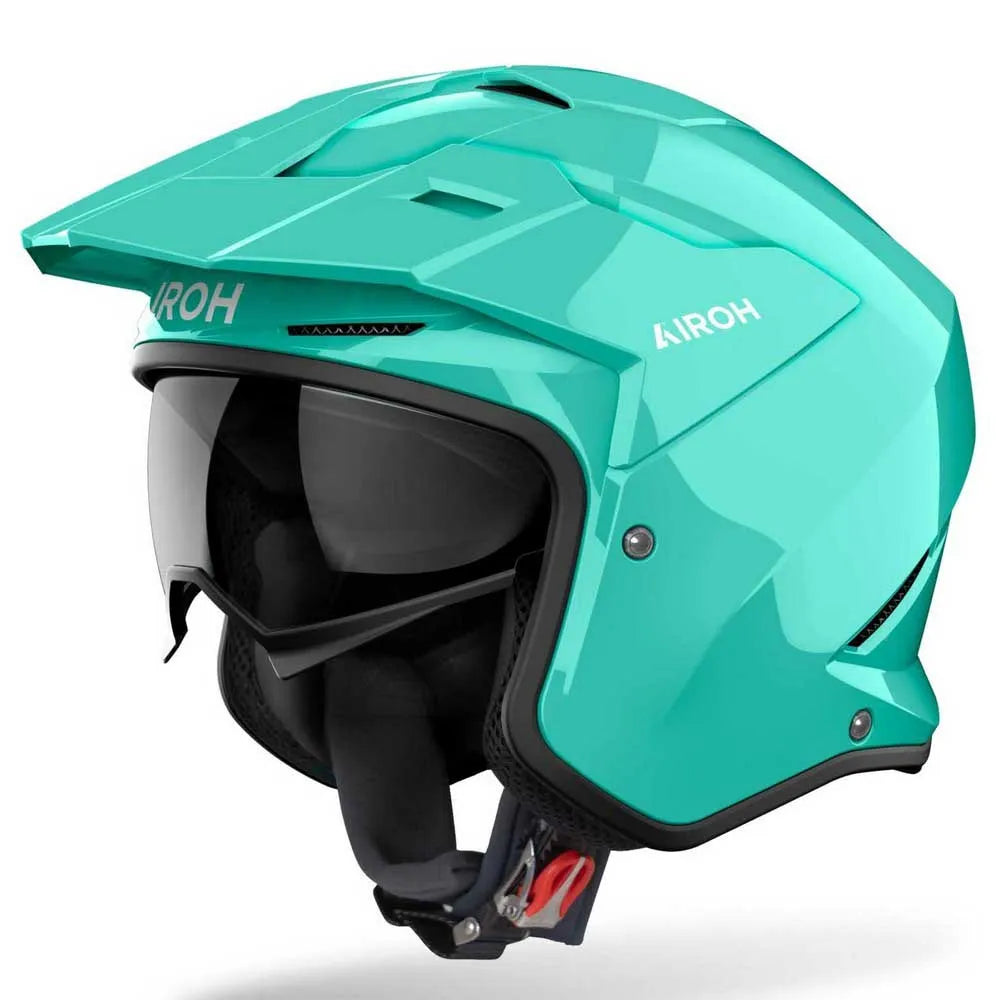 CASCO AIROH KOMBAT COLOR AQUAMARINE GLOSS