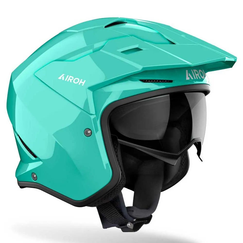 CASCO AIROH KOMBAT COLOR AQUAMARINE GLOSS