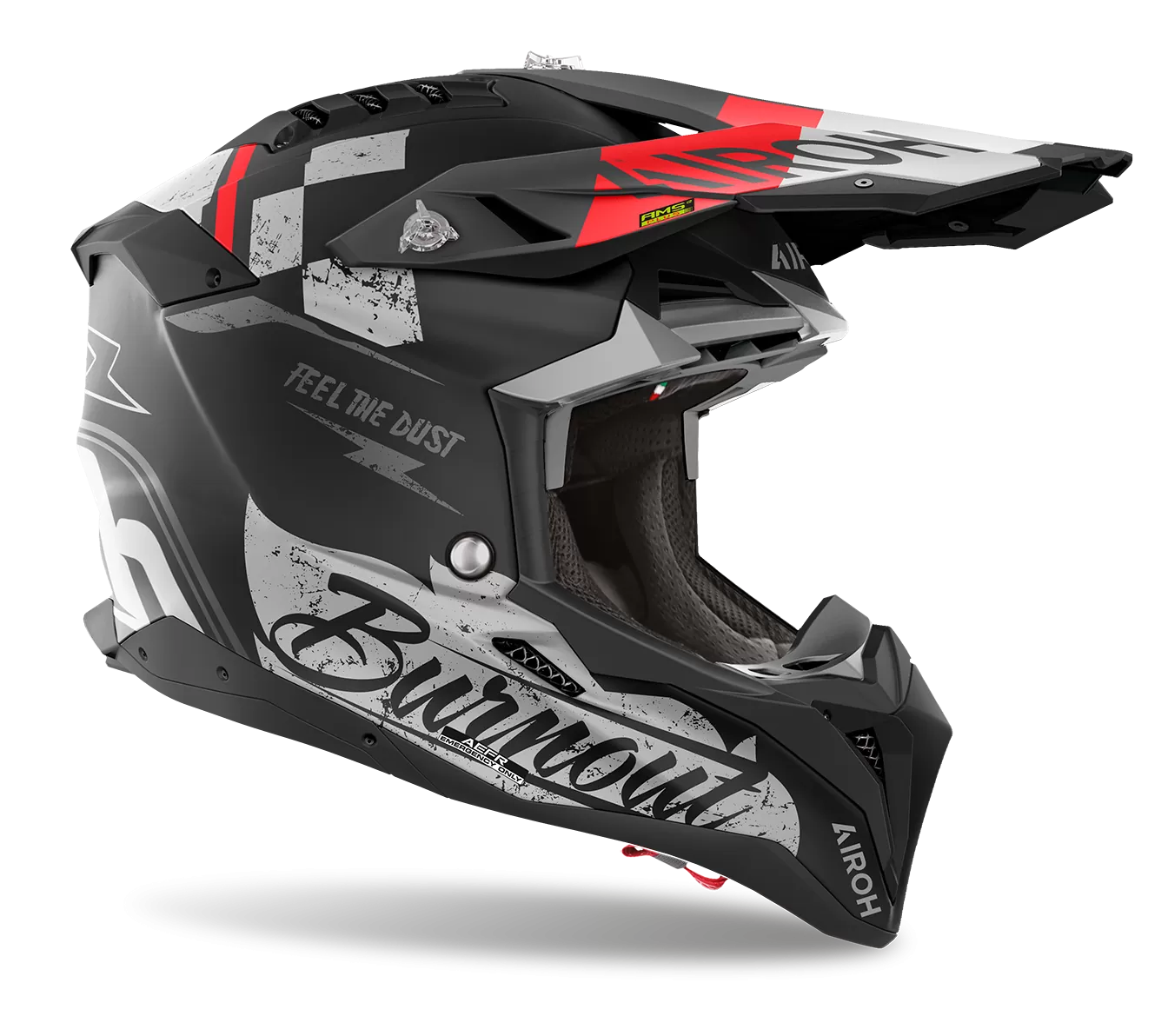 CASCO AIROH AVIATOR 3 BURNOUT MATT