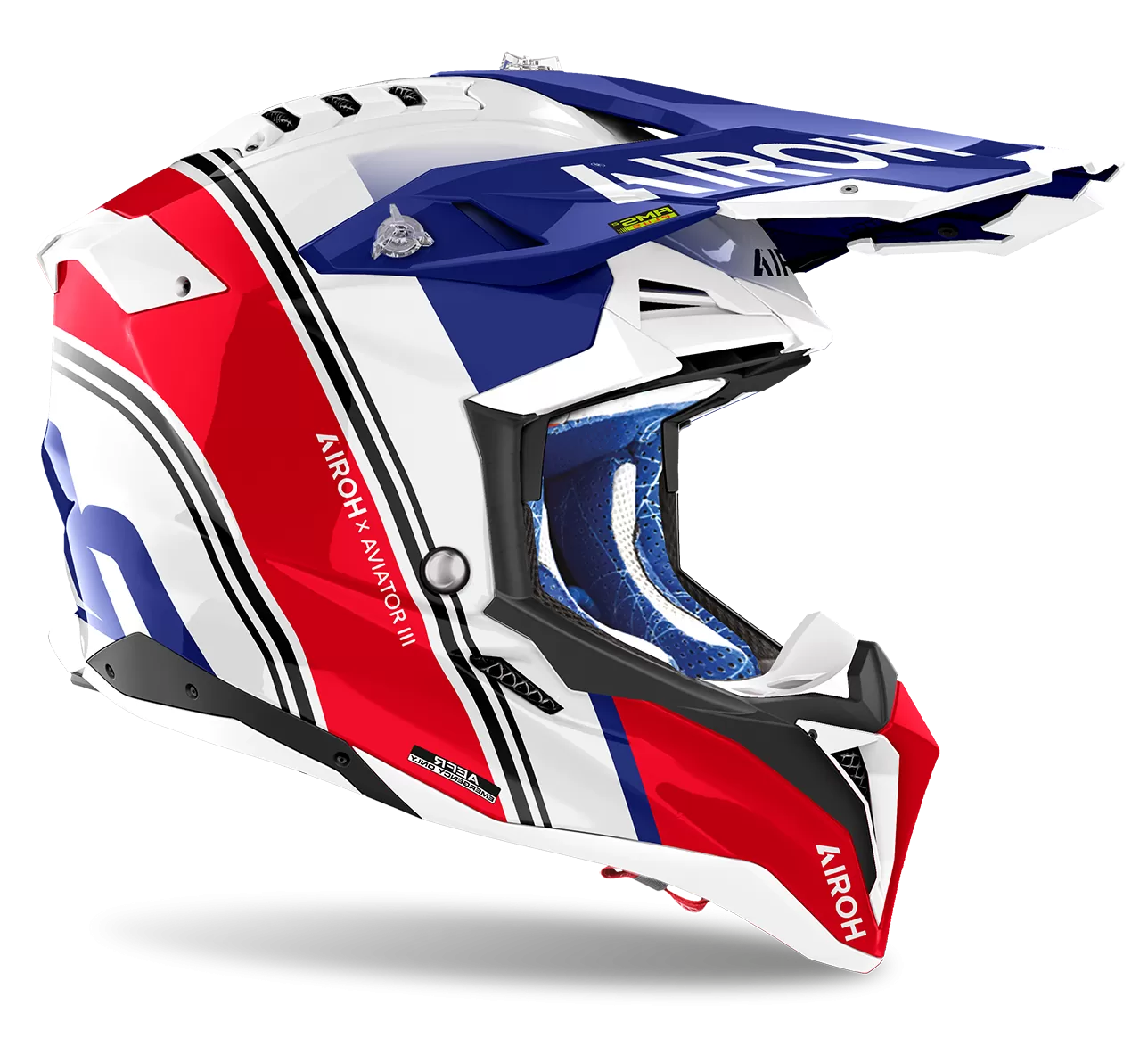 CASCO AIROH AVIATOR 3 HIMA RED GLOSS