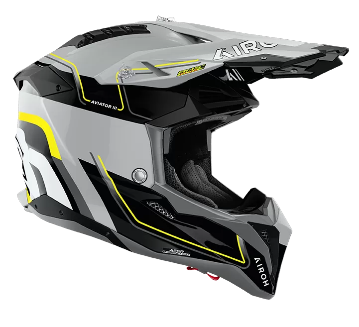 CASCO AIROH AVIATOR 3 LEADER YELLOW GLOSS