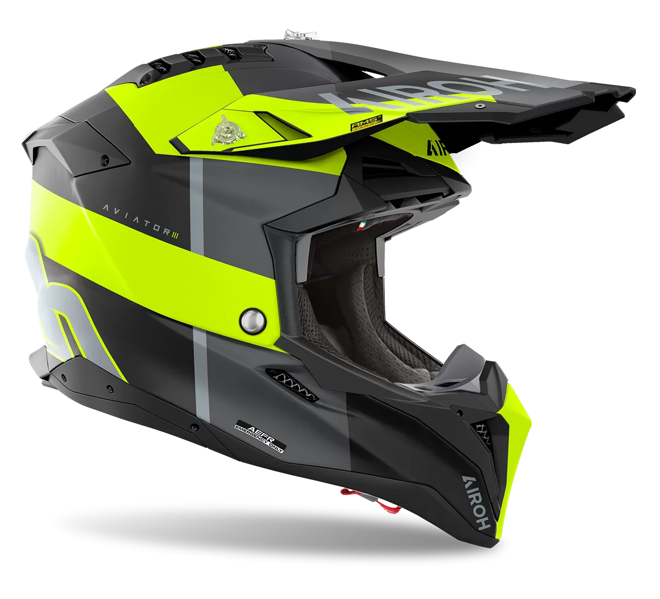 CASCO AIROH AVIATOR 3 MONARCH YELLOW MATT