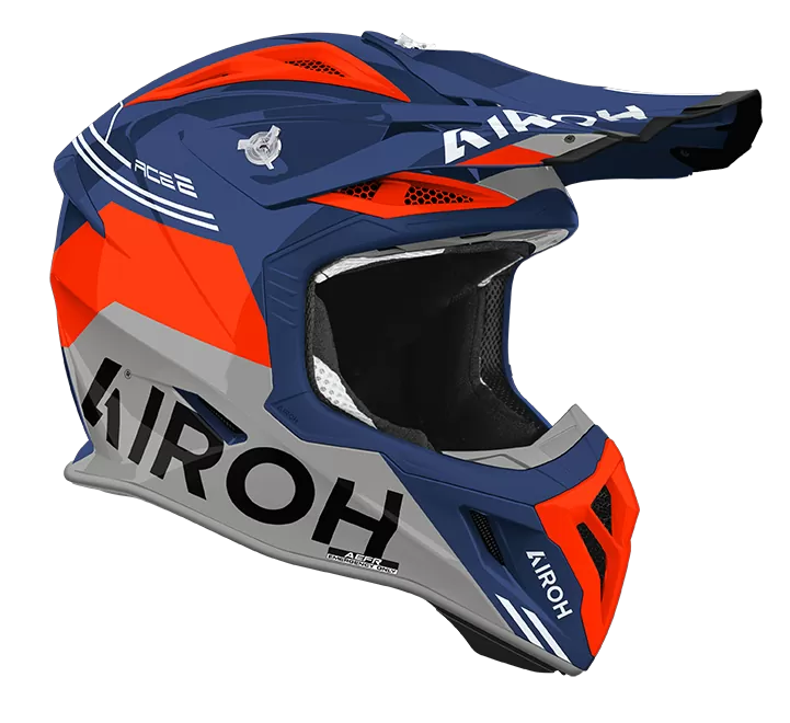 CASCO AIROH AVIATOR ACE 2 FURY CERULEAN GLOSS