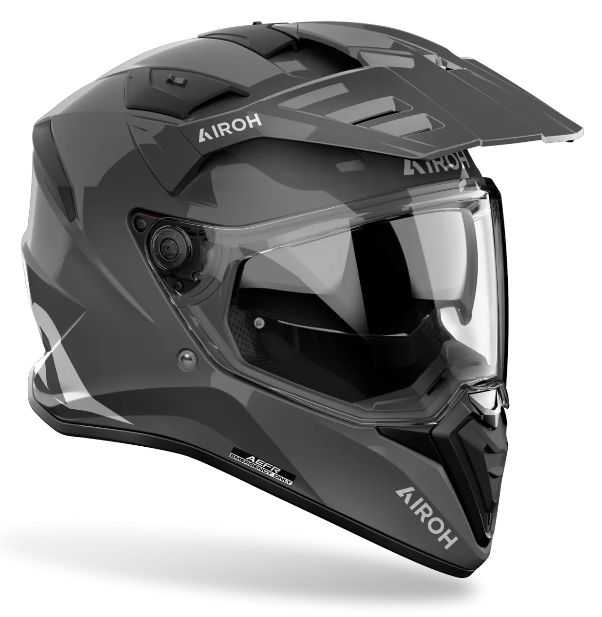 CASCO AIROH BANDIT COLOR DARK GREY GLOSS