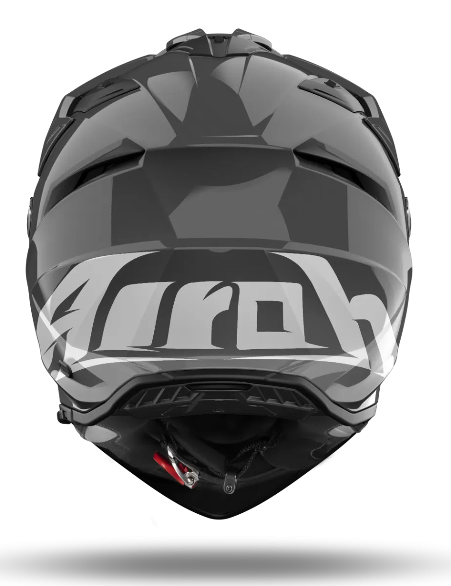 CASCO AIROH BANDIT COLOR DARK GREY GLOSS
