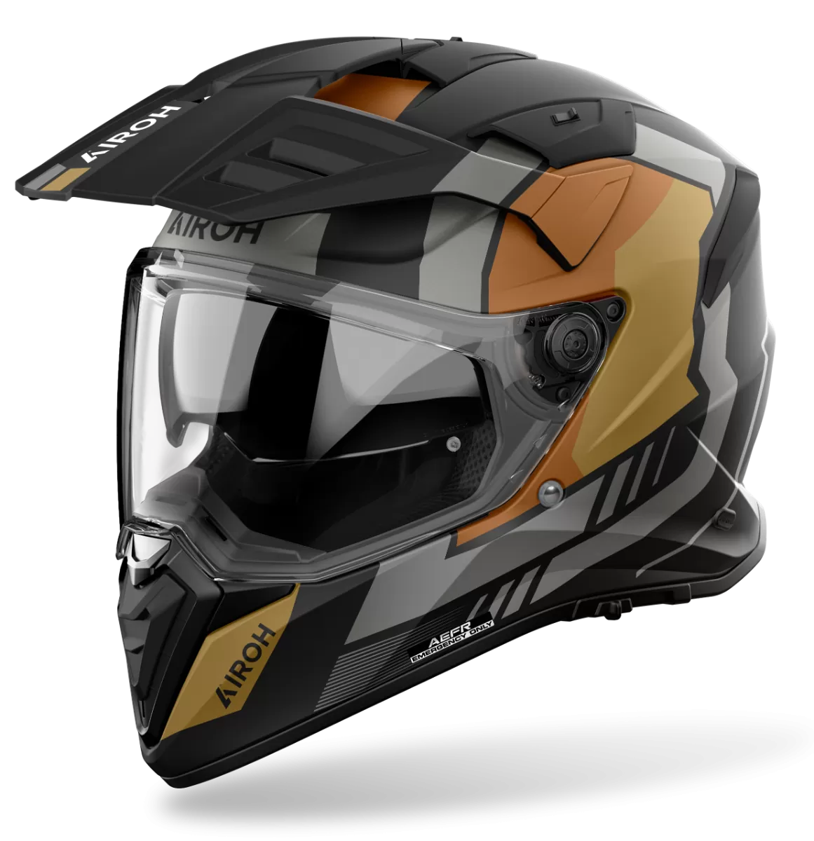 CASCO AIROH BANDIT HORN GOLD MATT