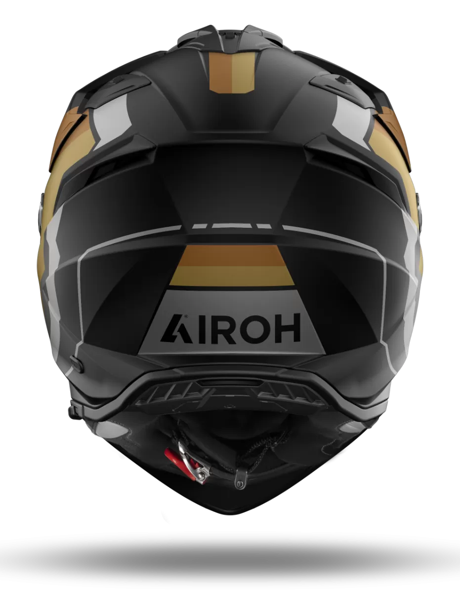 CASCO AIROH BANDIT HORN GOLD MATT