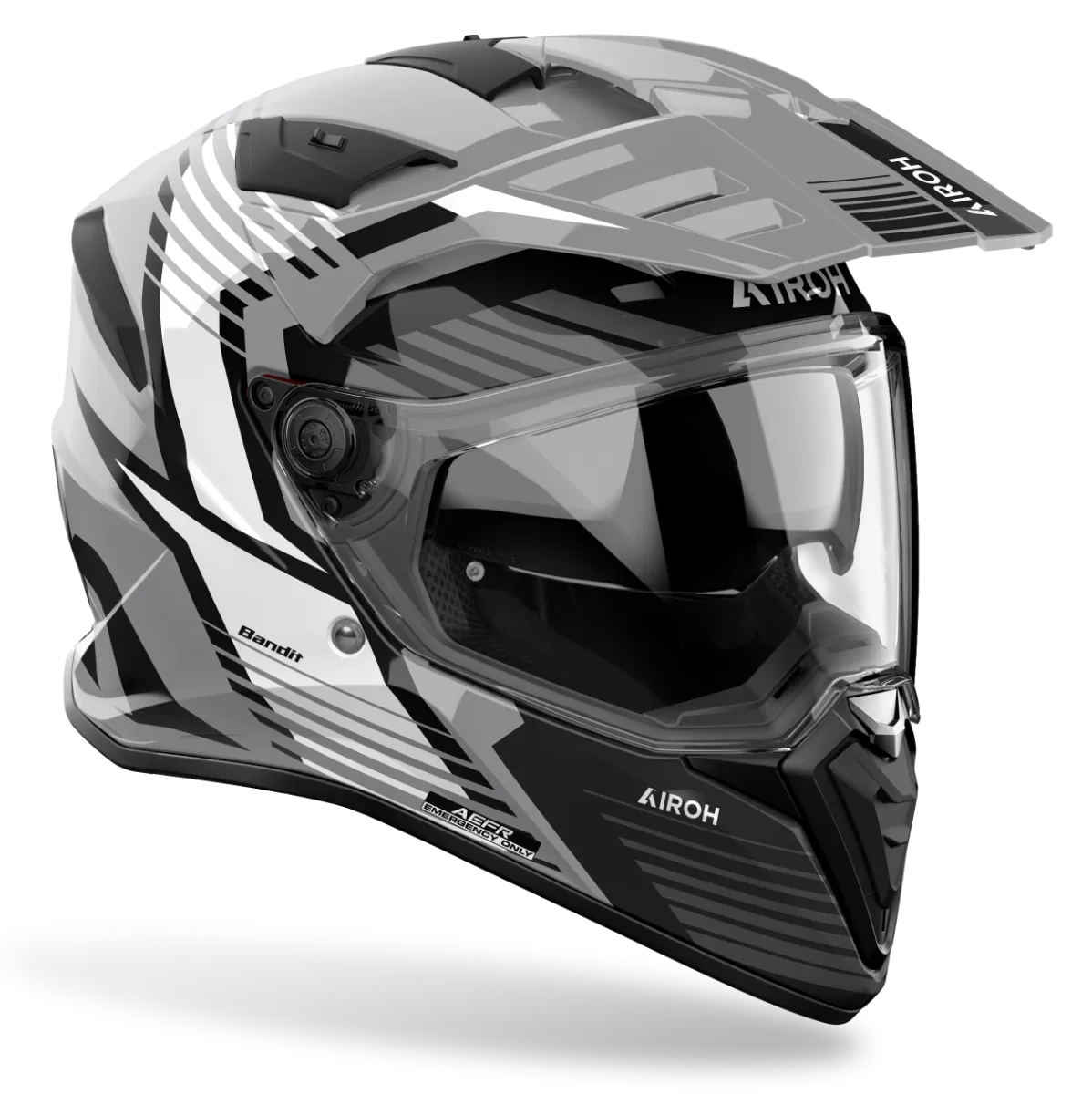 CASCO AIROH BANDIT SPICY GREY GLOSS
