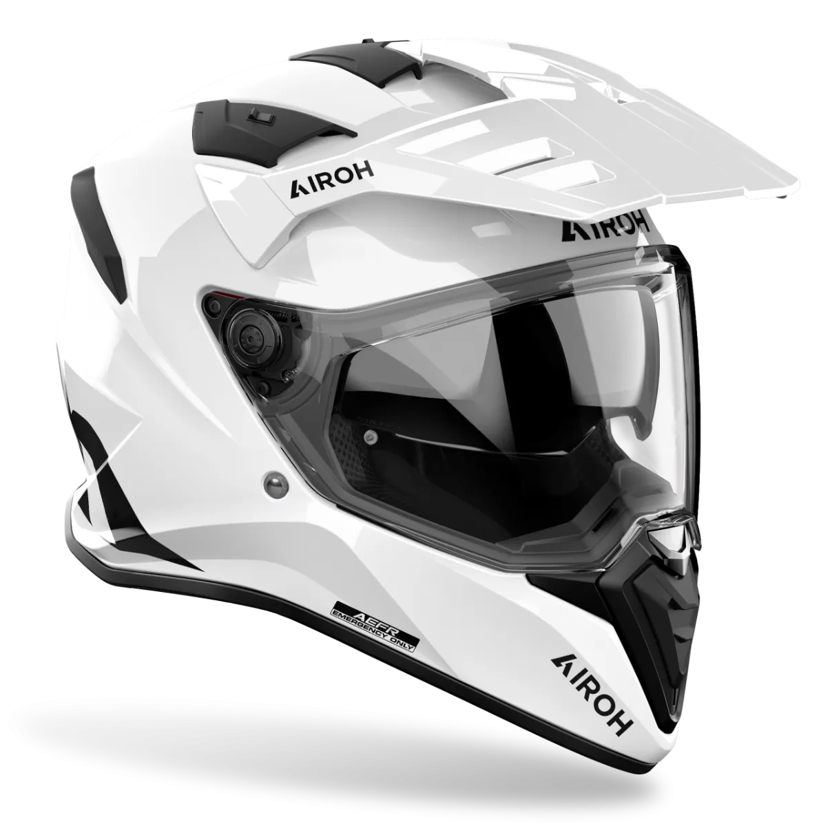 CASCO AIROH BANDIT COLOR WHITE GLOSS