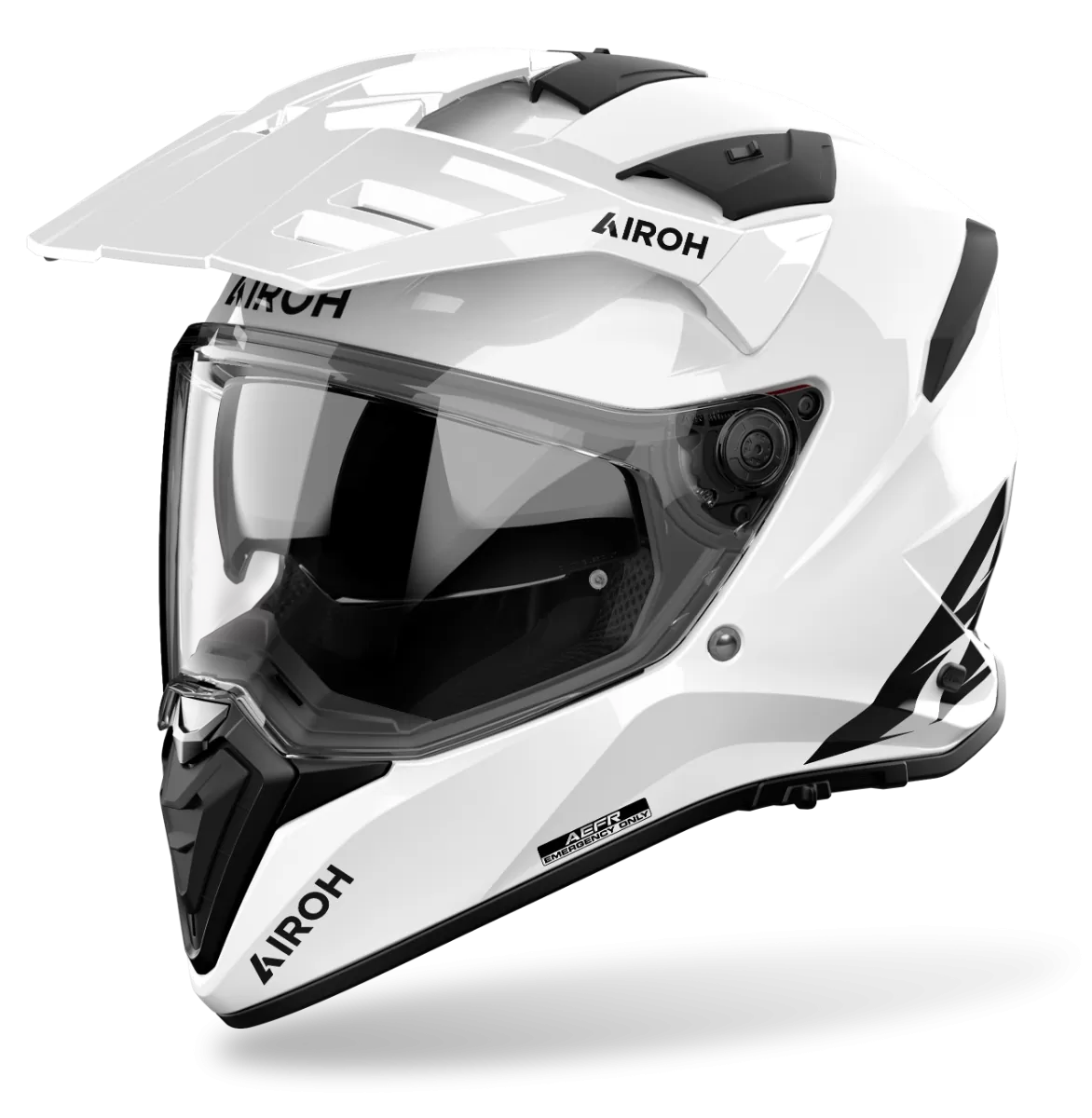CASCO AIROH BANDIT COLOR WHITE GLOSS