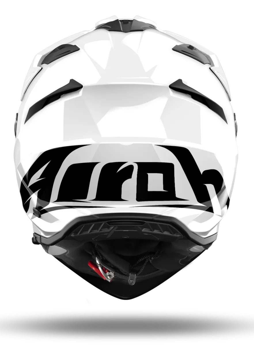CASCO AIROH BANDIT COLOR WHITE GLOSS