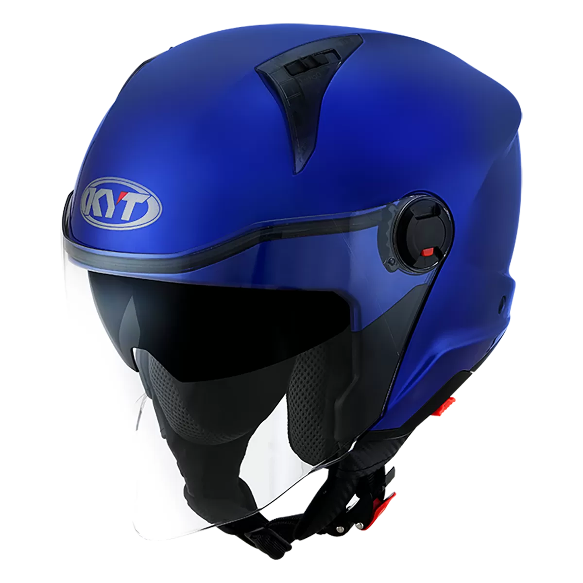 CASCO KYT D-CITY PLAIN BLUE METAL