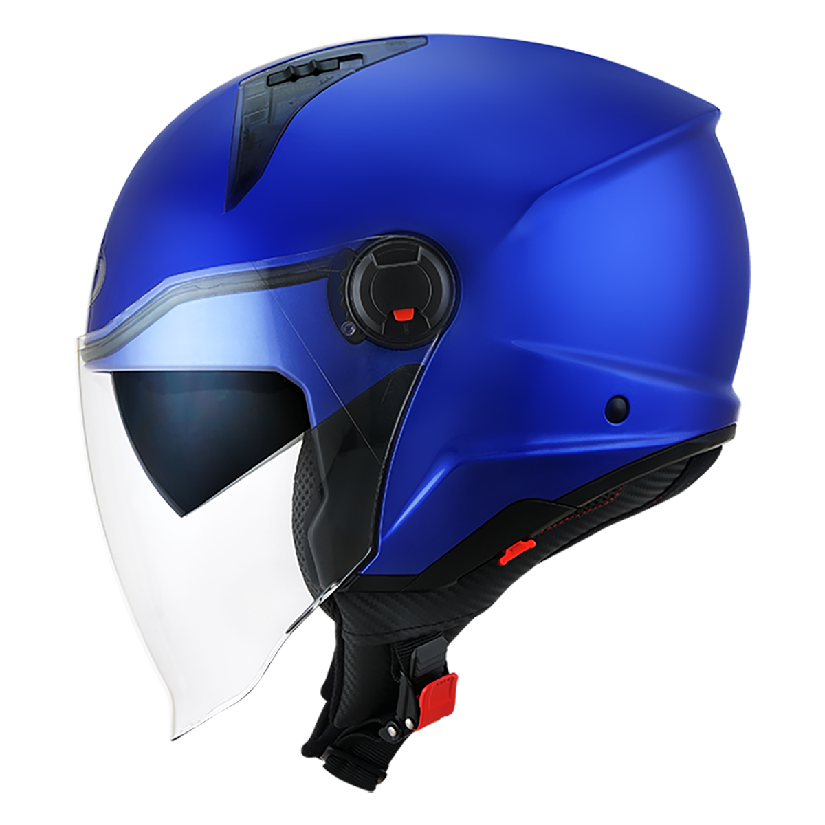 CASCO KYT D-CITY PLAIN BLUE METAL