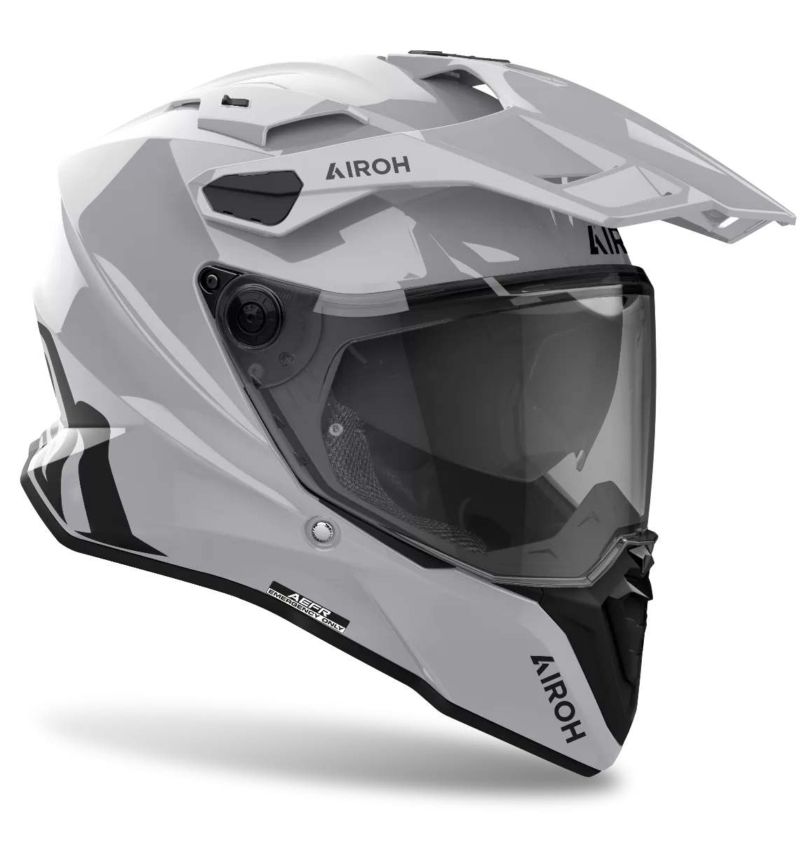 CASCO AIROH COMMANDER 2 COLOR CEMENT GREY GLOSS