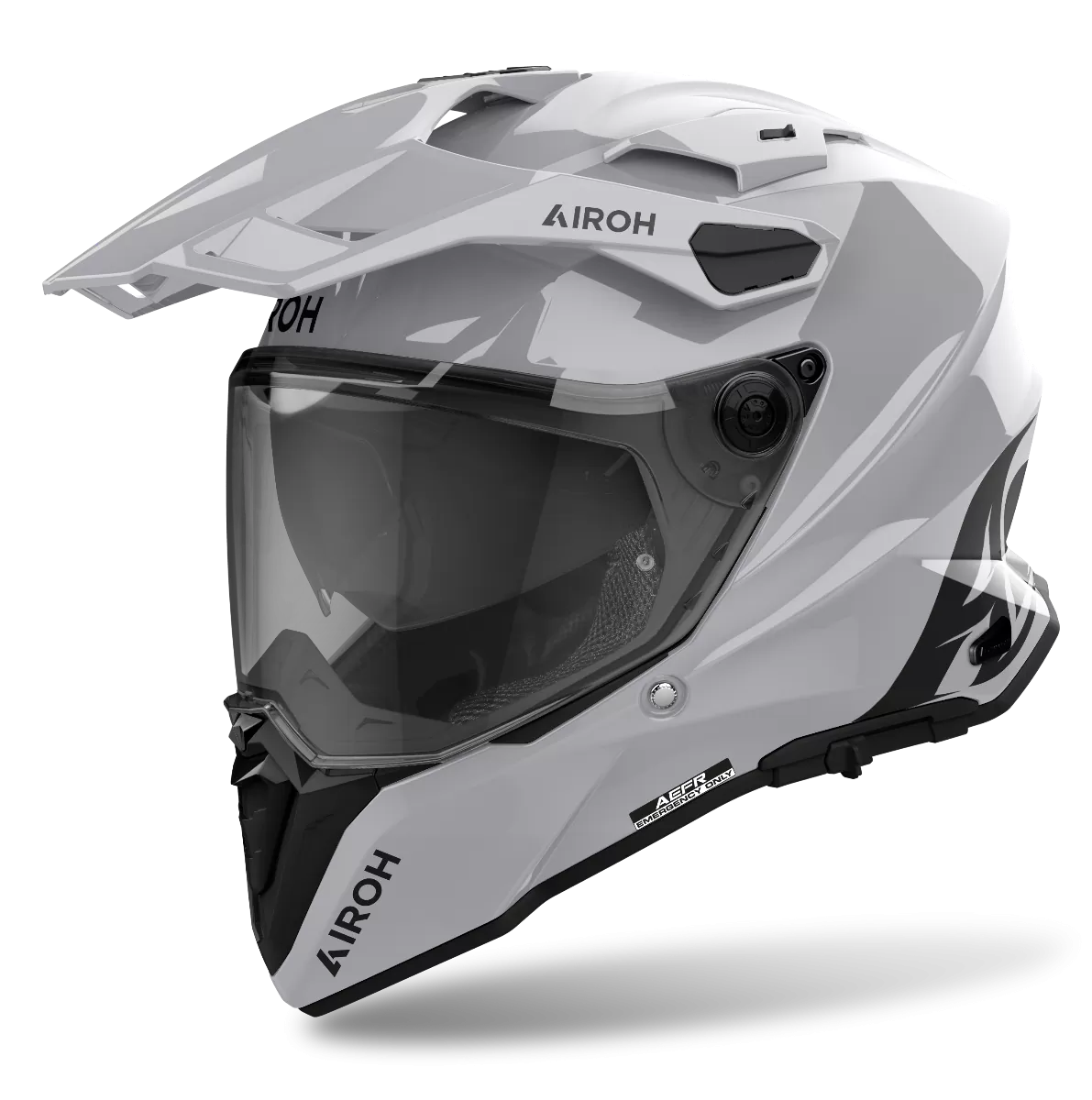 CASCO AIROH COMMANDER 2 COLOR CEMENT GREY GLOSS