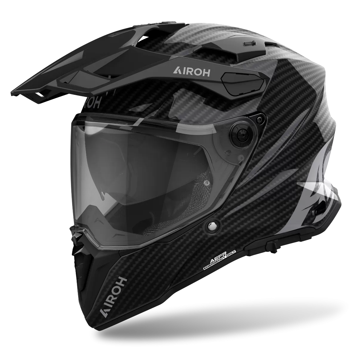 CASCO AIROH COMMANDER 2 FULL CARBON GLOSS