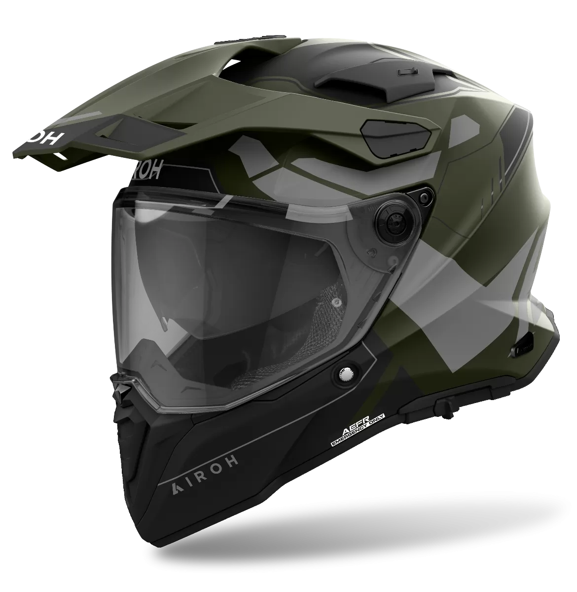 CASCO AIROH COMMANDER 2 REVEAL MILITARY GREEN