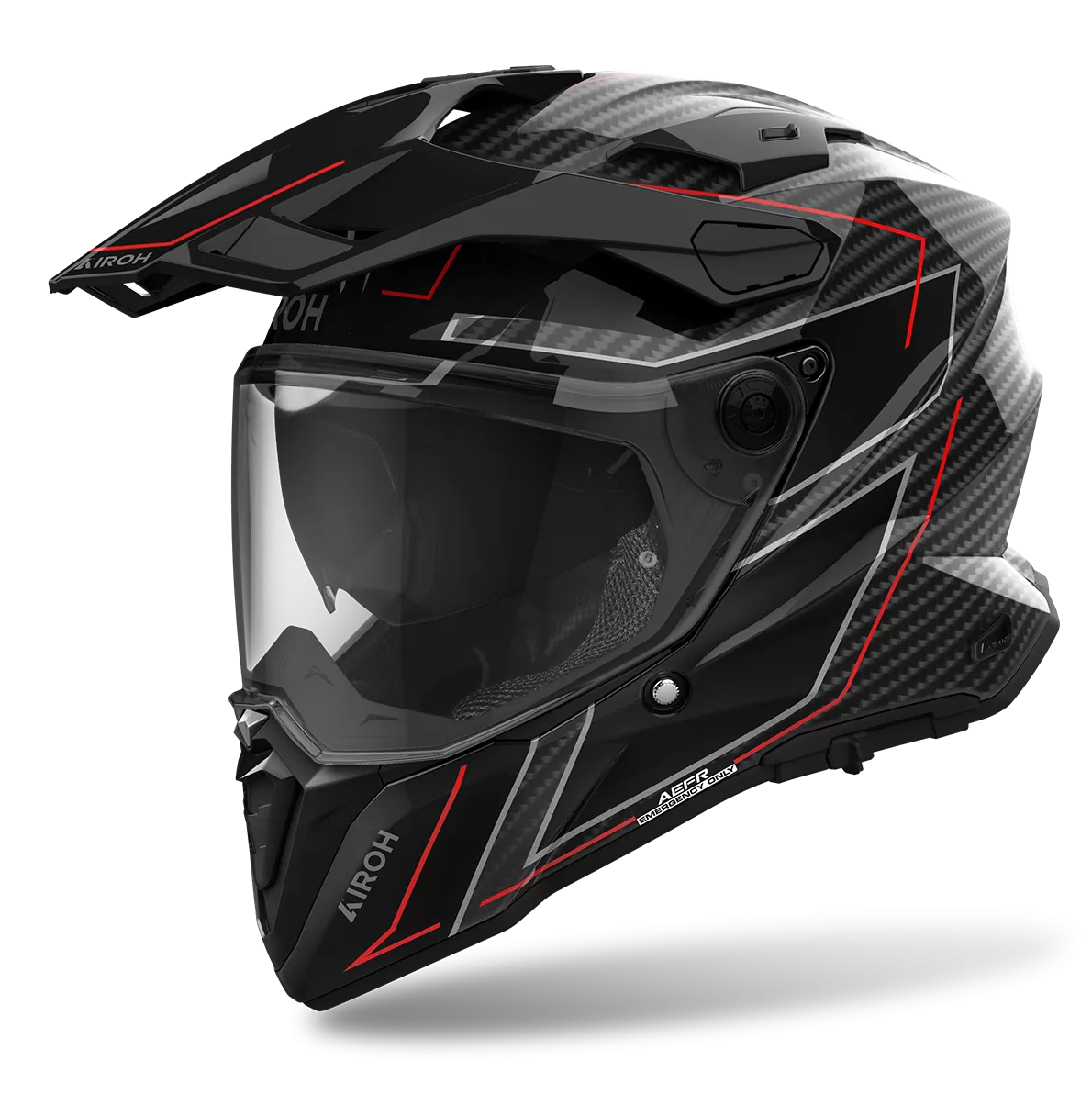CASCO AIROH COMMANDER 2 CARBON STYLISH GLOSS