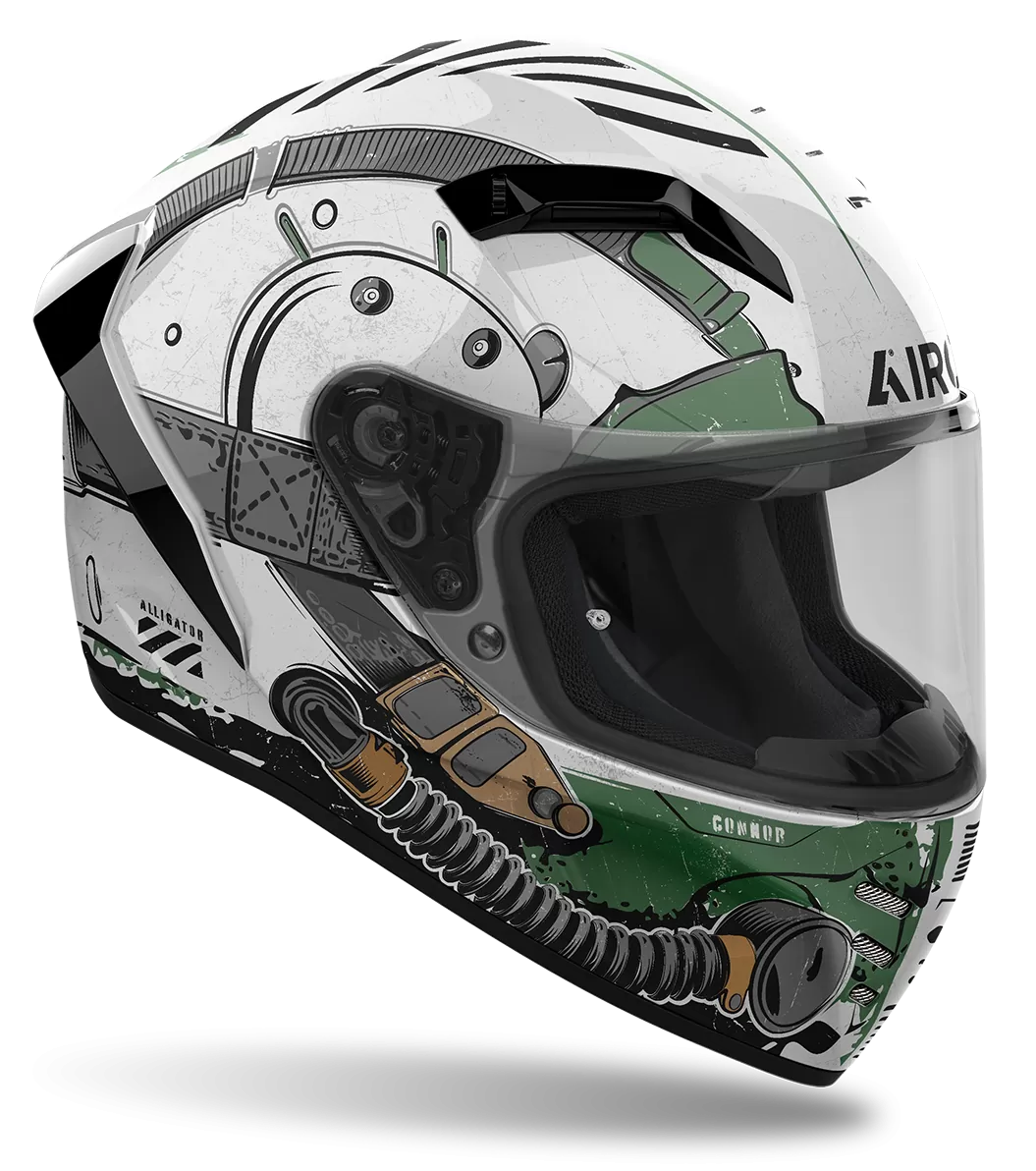 CASCO AIROH CONNOR ALLIGATOR GLOSS