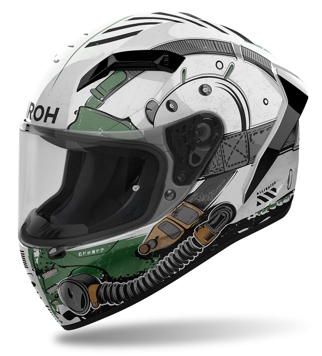 CASCO AIROH CONNOR ALLIGATOR GLOSS