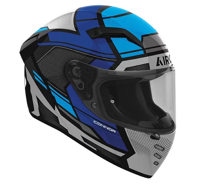 CASCO AIROH CONNOR EGO BLUE GLOSS